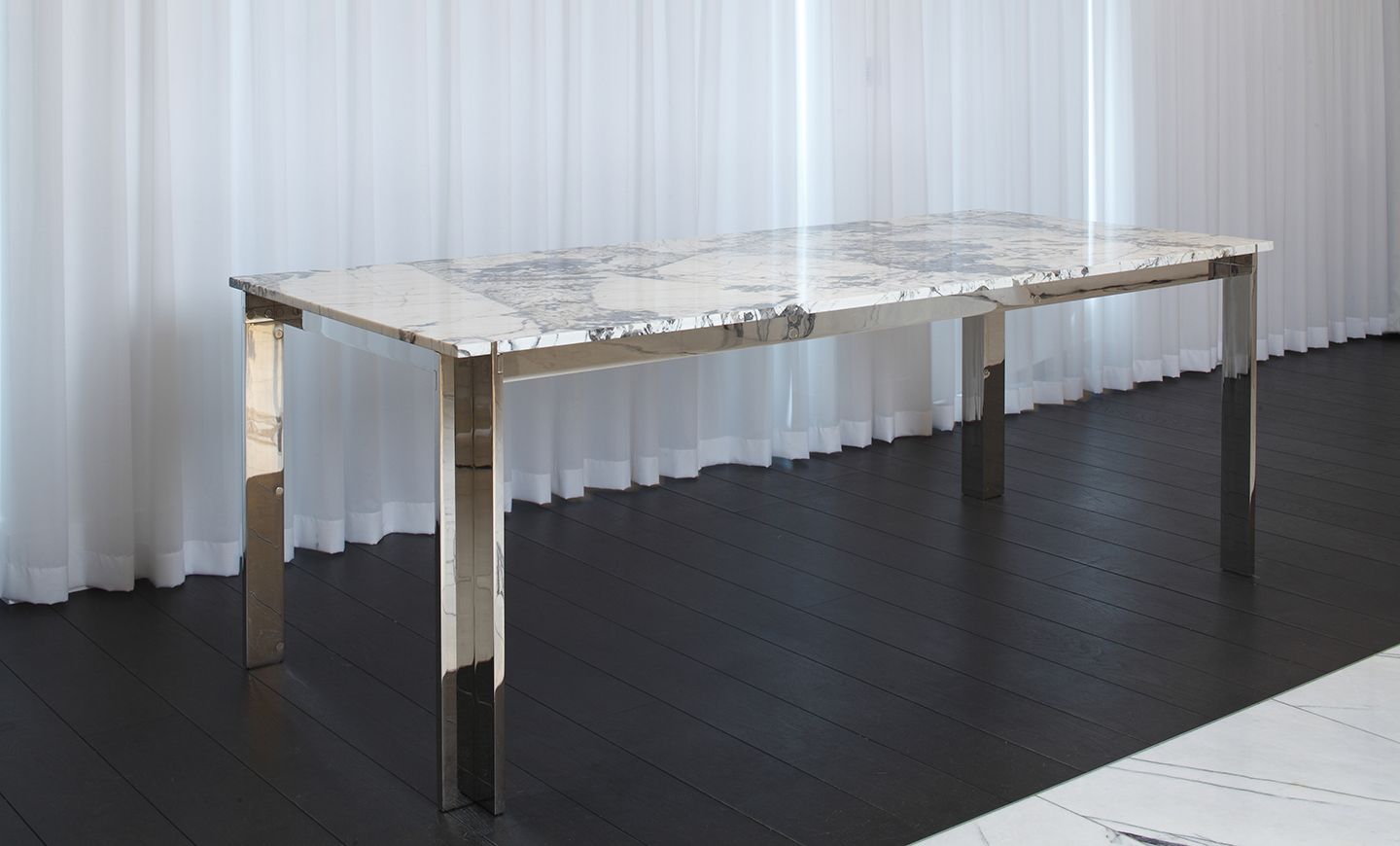 A Carlo Dining Table installed at The Mandrake Hotel